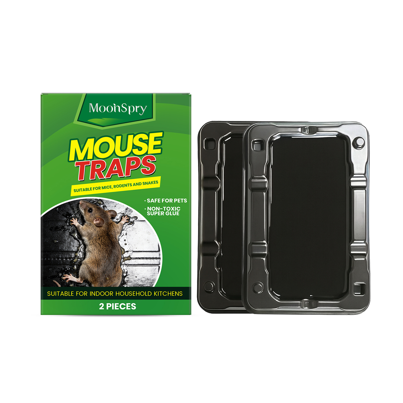 Main product image of Powerful Mouse Glue Board, 2pcs, Rat Repellent Products for Daily Use