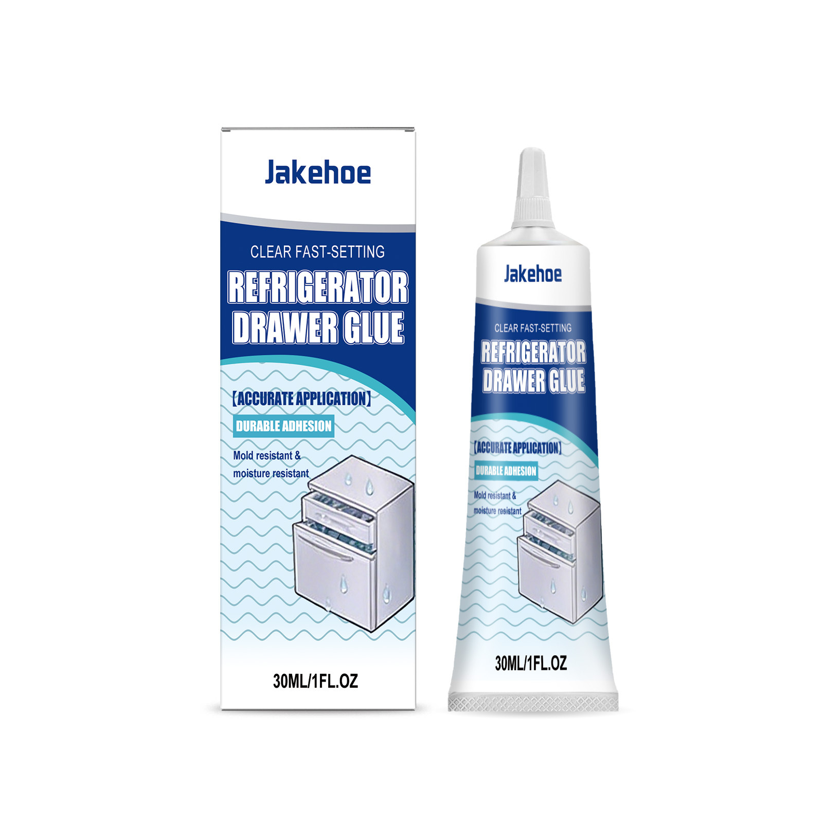 Main product image of JAKEHOE Refrigerator Drawer Glue, 30ml, Multi-purpose Glue, Storage Box for Home Use