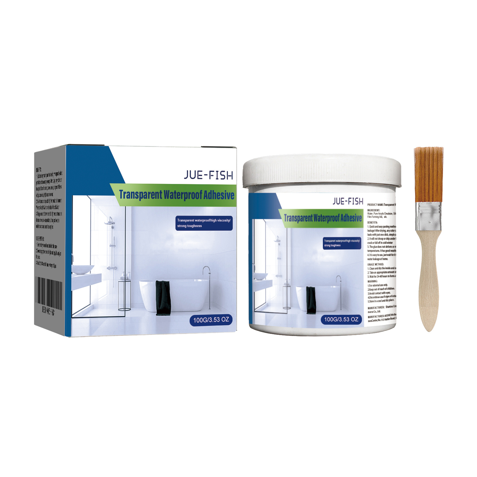 Main product image of Transparent Waterproof Adhesive for Daily Use