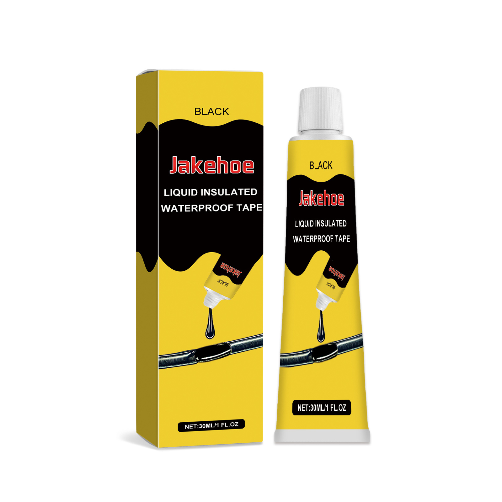Main product image of Insulating Waterproof Sealing Liquid Adhesive (Black), Glue Repair for Daily Use