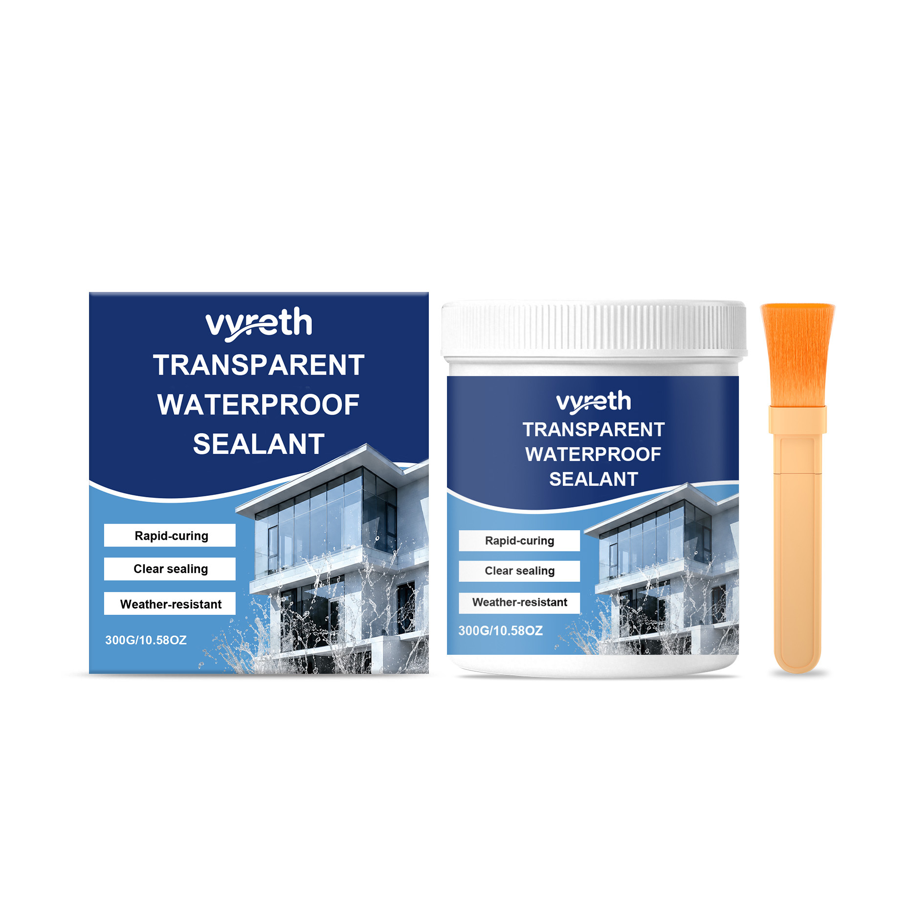 Main product image of JAKEHOE Transparent Waterproof Insulating Sealant, Crack Repair for Daily Use