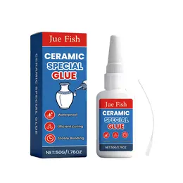Product image of JUE FISH Ceramic and Porcelain Adhesive, 50g