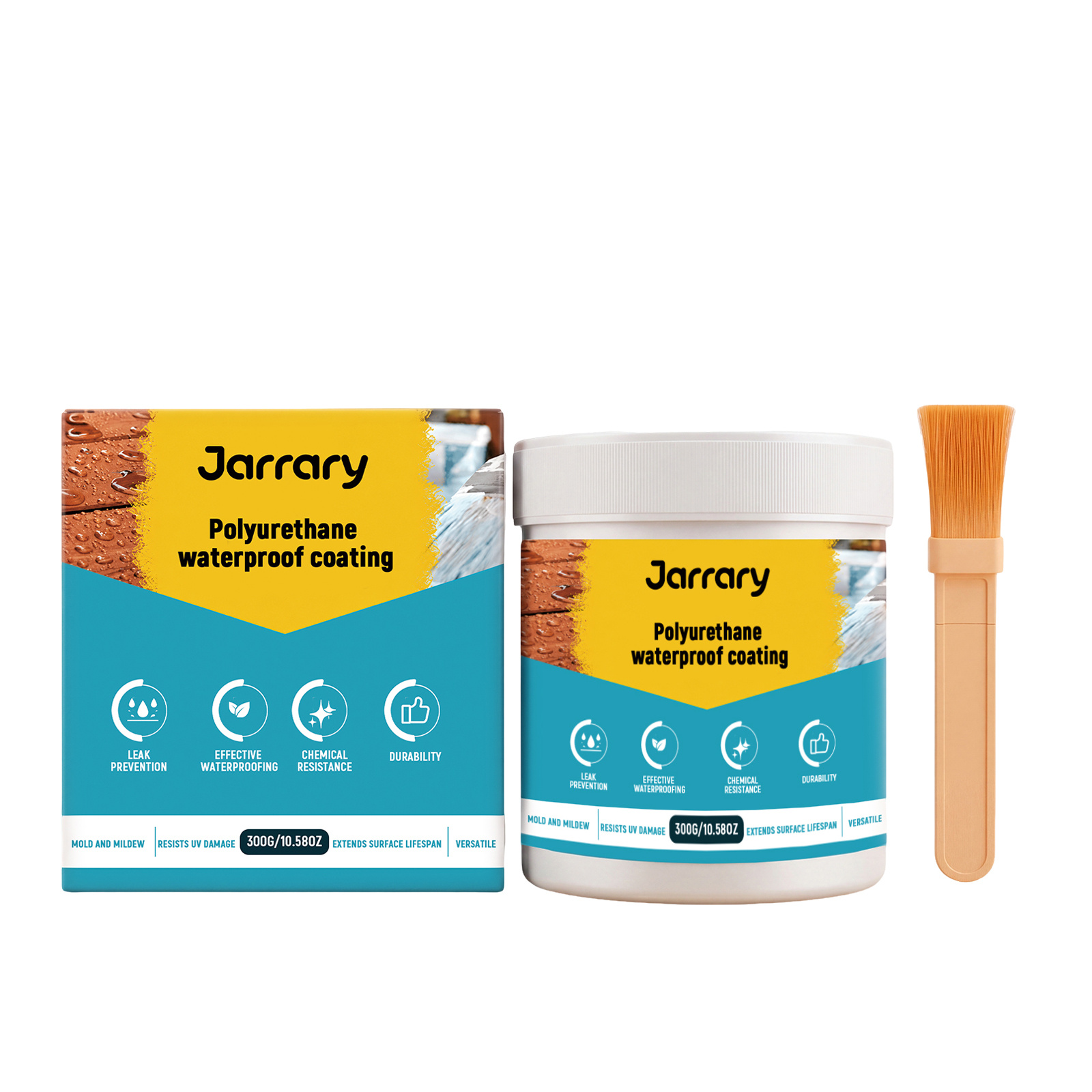 Main product image of Jarrary Polyurethane Waterproof Coating, 300g+1, Glue Series for Daily Use