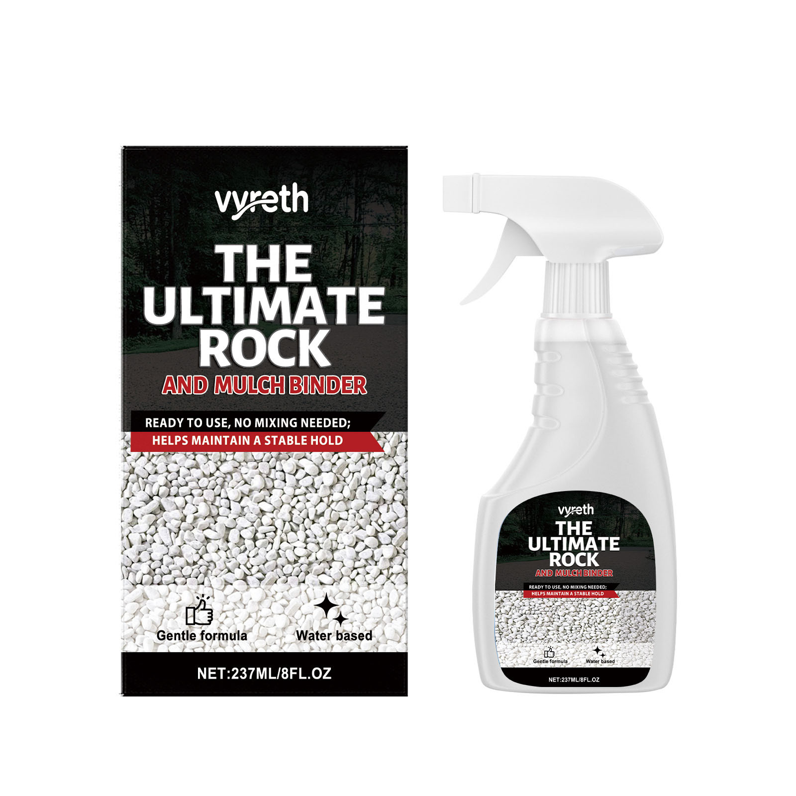 Main product image of JAKEHOE Mulch & Gravel Anchor Glue for Landscaping, 237ml, Binding Agent for Daily Use