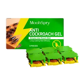 Product image of Cockroach Glue Trap Stations with Bait, 6-Pack