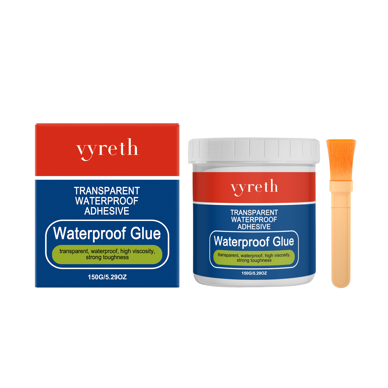 Main product image of Transparent Waterproof Sealant, 150g +1, Glue Repair for Daily Use