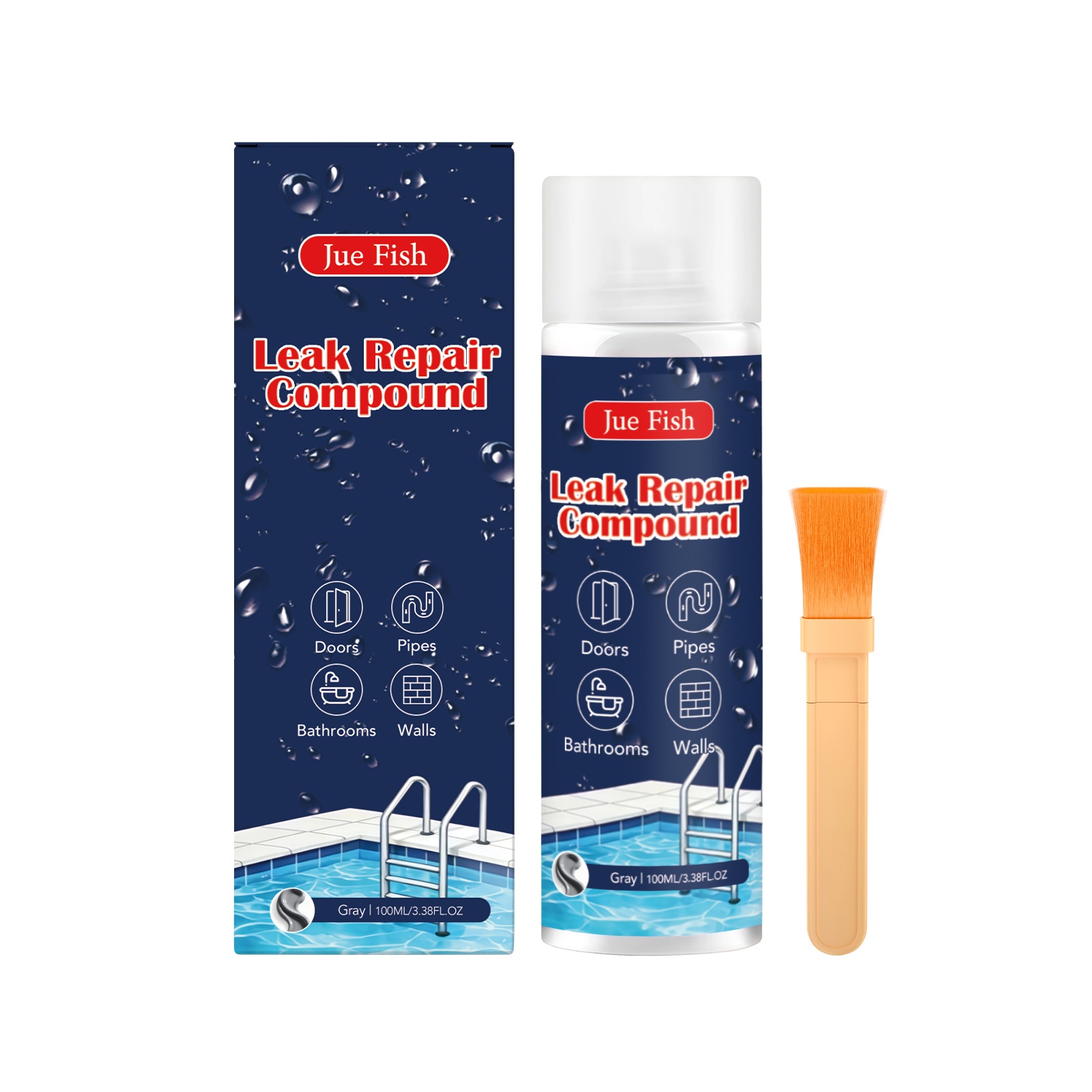 Main product image of JUE FISH Leak Repair Compound, Repair Glue for Daily Use