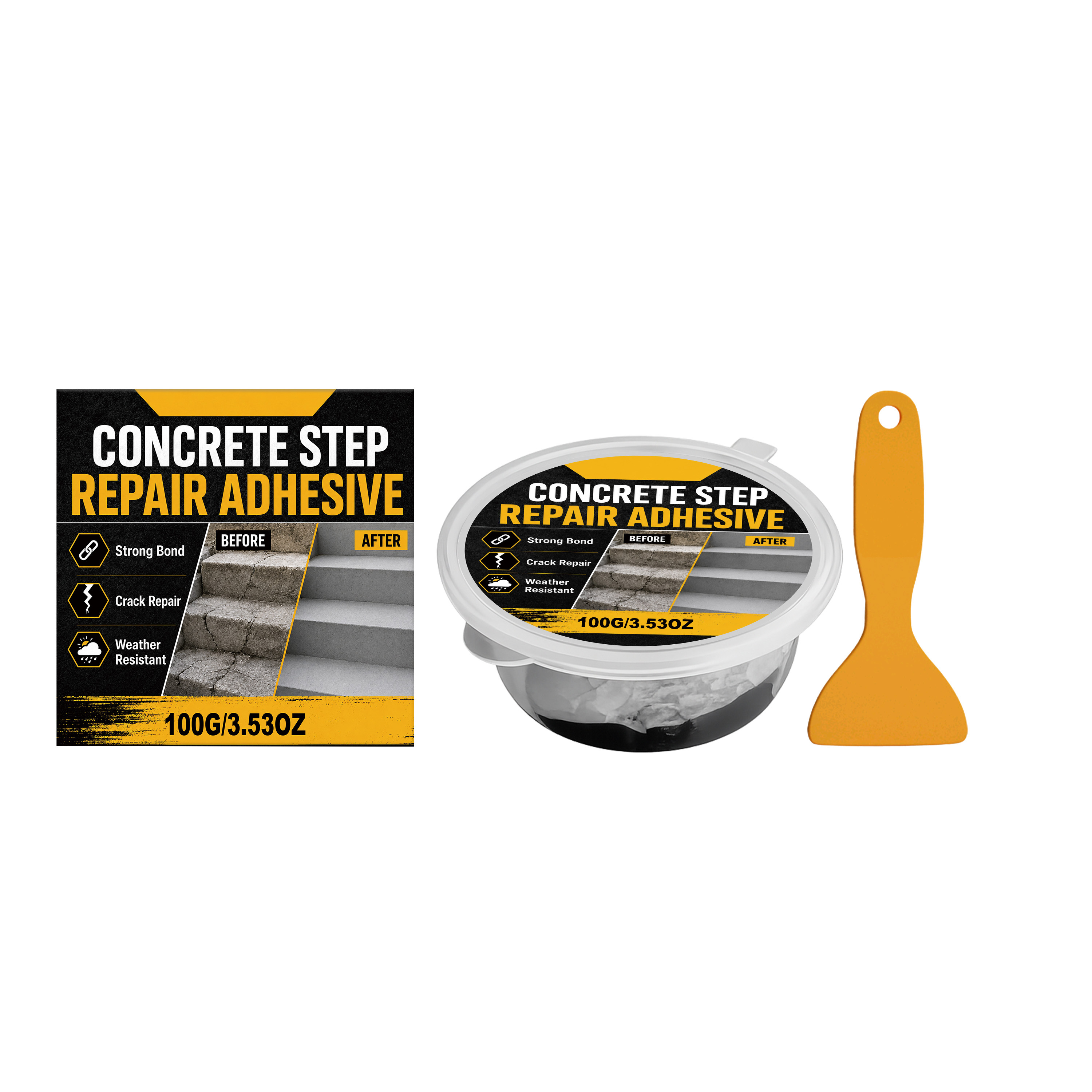 Main product image of Concrete Step Repair Adhesive for Daily Use, 100g