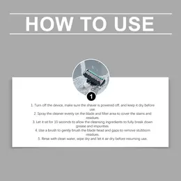 Product image of Electric Razor Cleaner Spray, Lubricates and Removes Residue