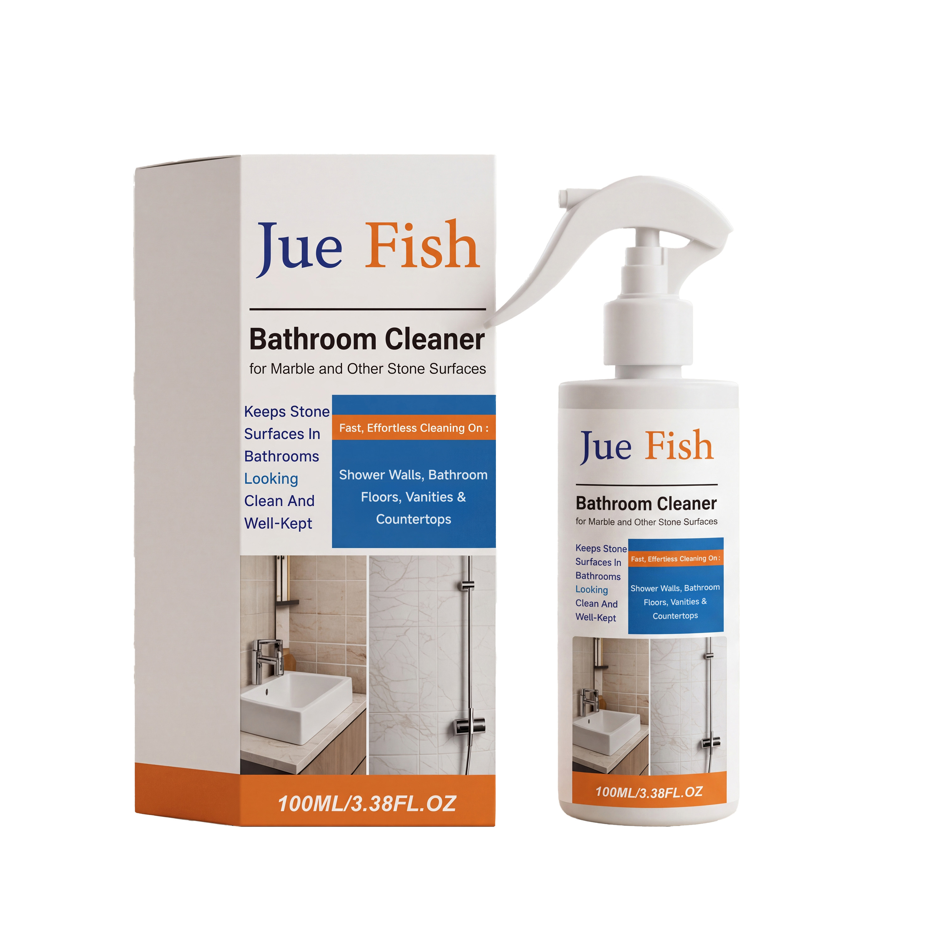 Main product image of Cleaning Agent, Bathroom cleaner, 100ml, with Citric acid