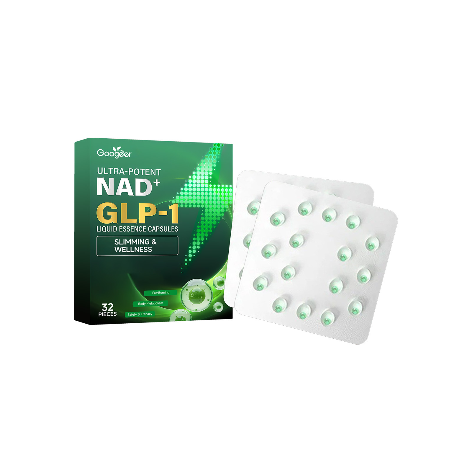 Main product image of Health Care Product, Liquid Capsules, 32 pieces, with Medium-chain triglycerides