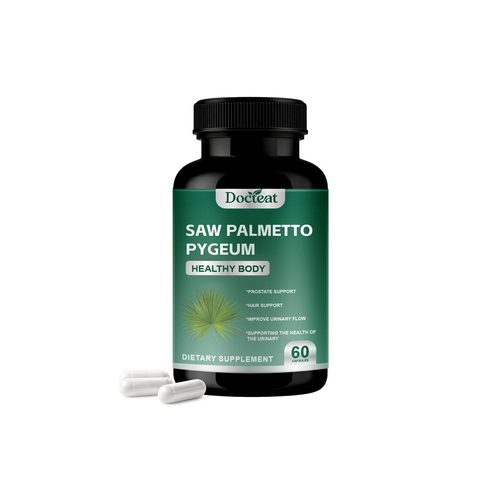 Main product image of Health Care Product, Saw palmetto support capsule, 60capsules, with Vitamin E