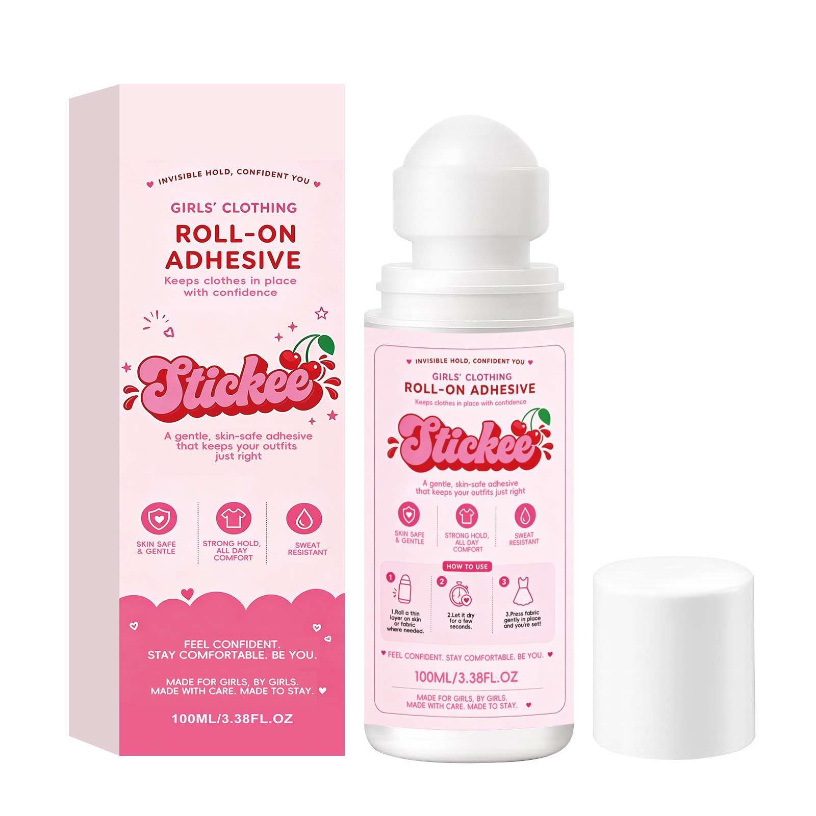 Main product image of Cleaning Agent, Clothing Roll-On Adhesive, 100ml, Laundry cleaning, with Glycerin