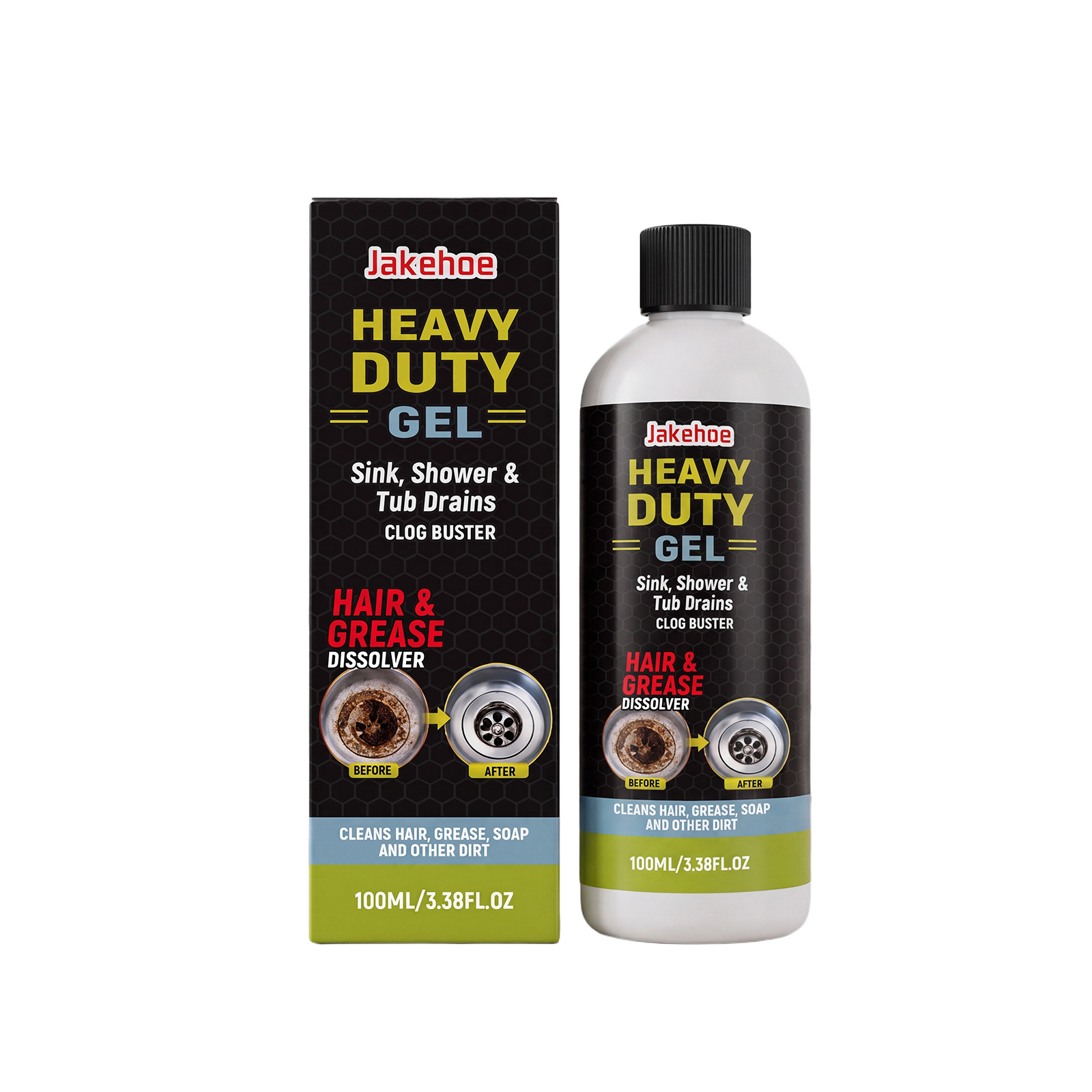 Main product image of Cleaning Agent, Drain Cleaner, 100ml, Pipe cleaning, with Sodium hydroxide
