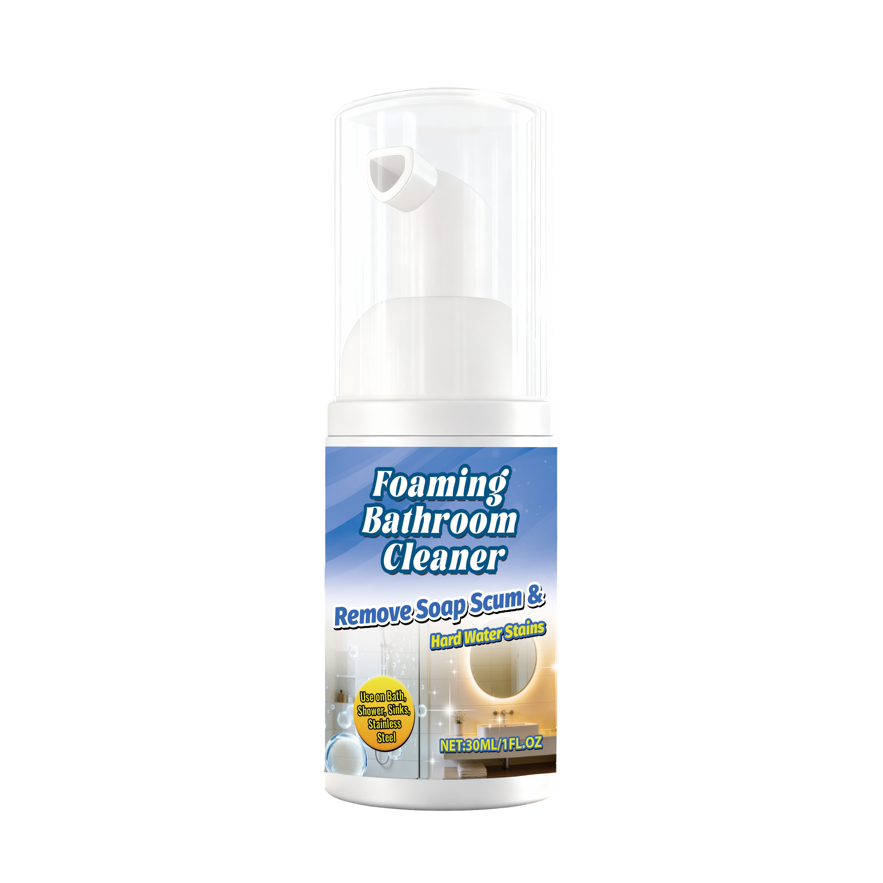 Main product image of Cleaning Agent, Foaming Bathroom Cleaner, 30ml, Bathroom cleaning, with Decyl glucoside