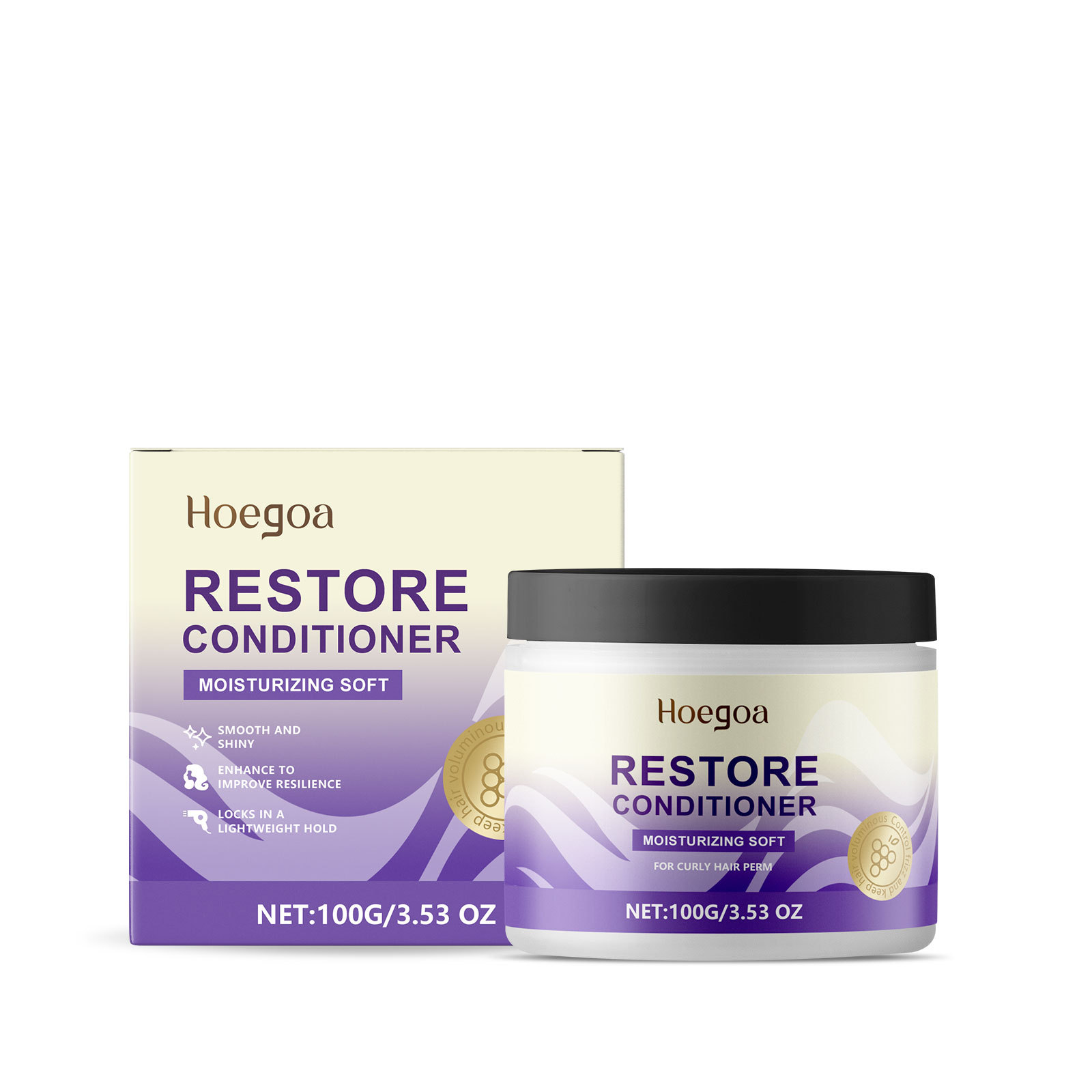 Main product image of Hair Care Product, Wash-free repair curly hair mask, 100g, hair care, with Avocado oil
