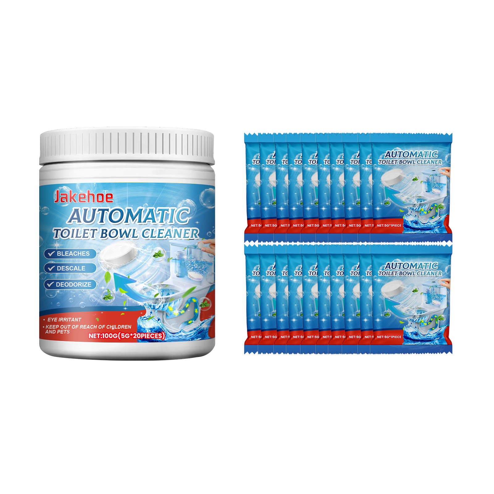 Main product image of Cleaning Agent, Automatic Toilet Bowl Cleaner, 100G, with Sodium bicarbonate