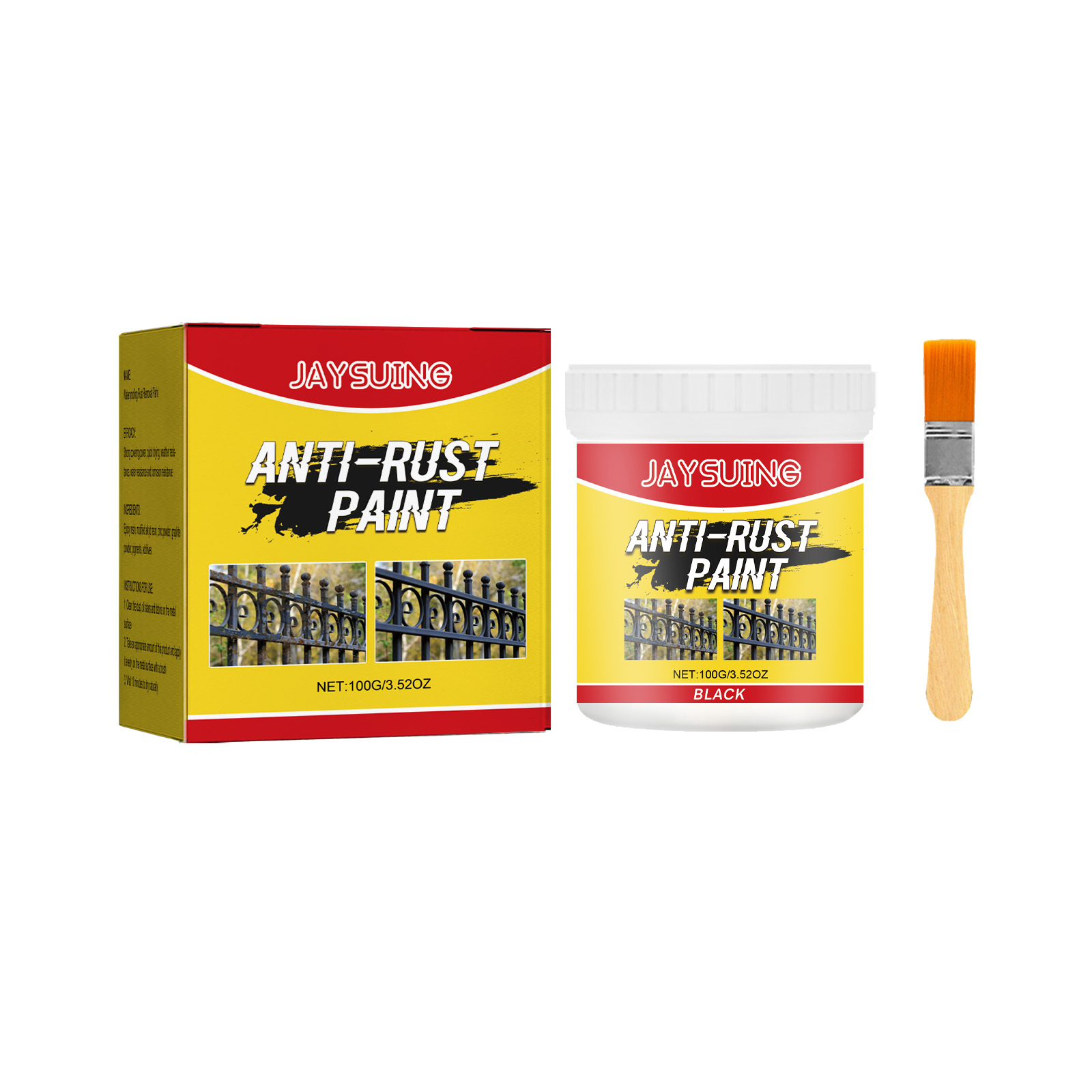 Main product image of Lubricating Oil, Red rust removal paint, 100G, No rust, with Epoxy resin