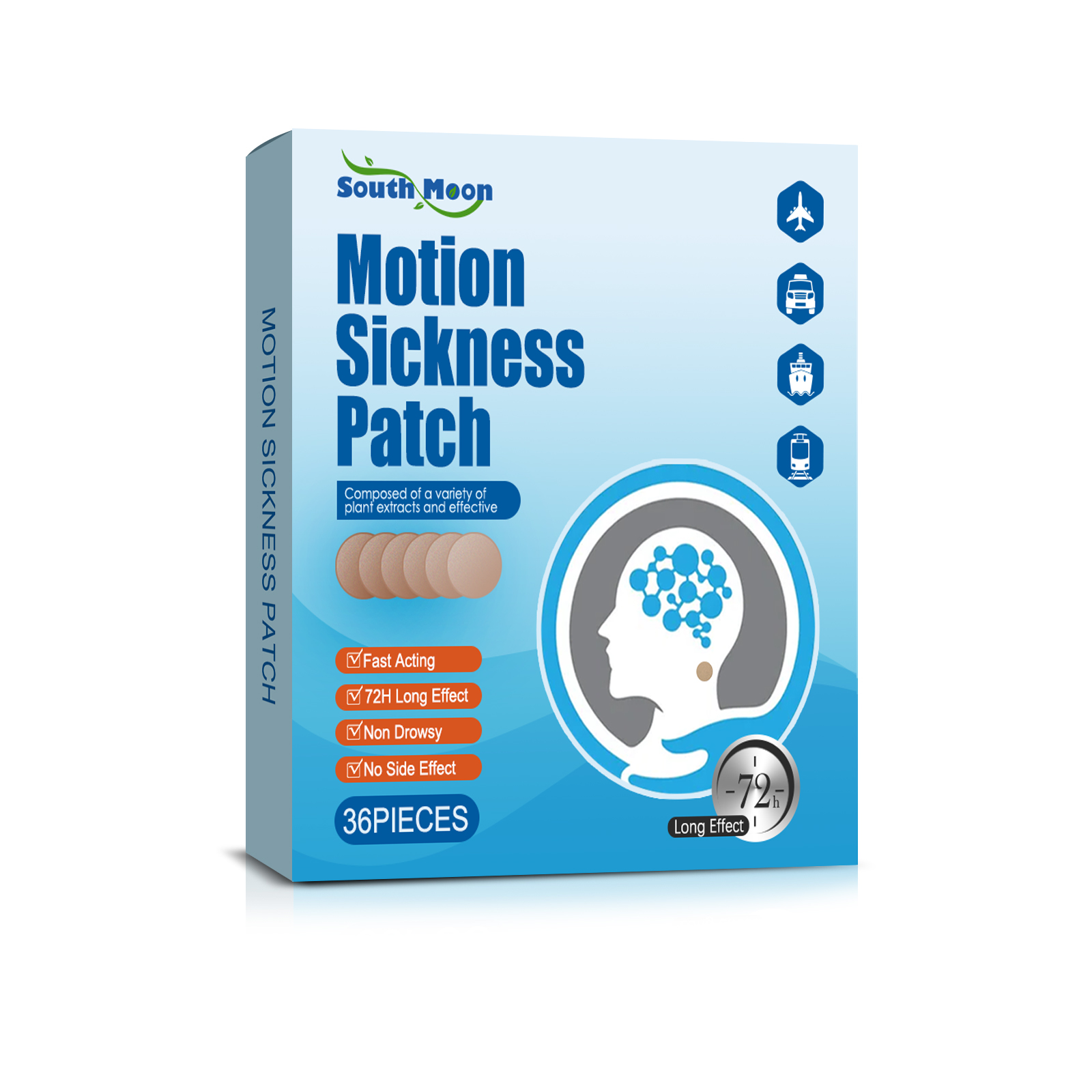 Main product image of Patch 36 Pcs Overnight Care Patch Skin-Friendly Adhesive Easy to Apply for Discreet All-Day Wear