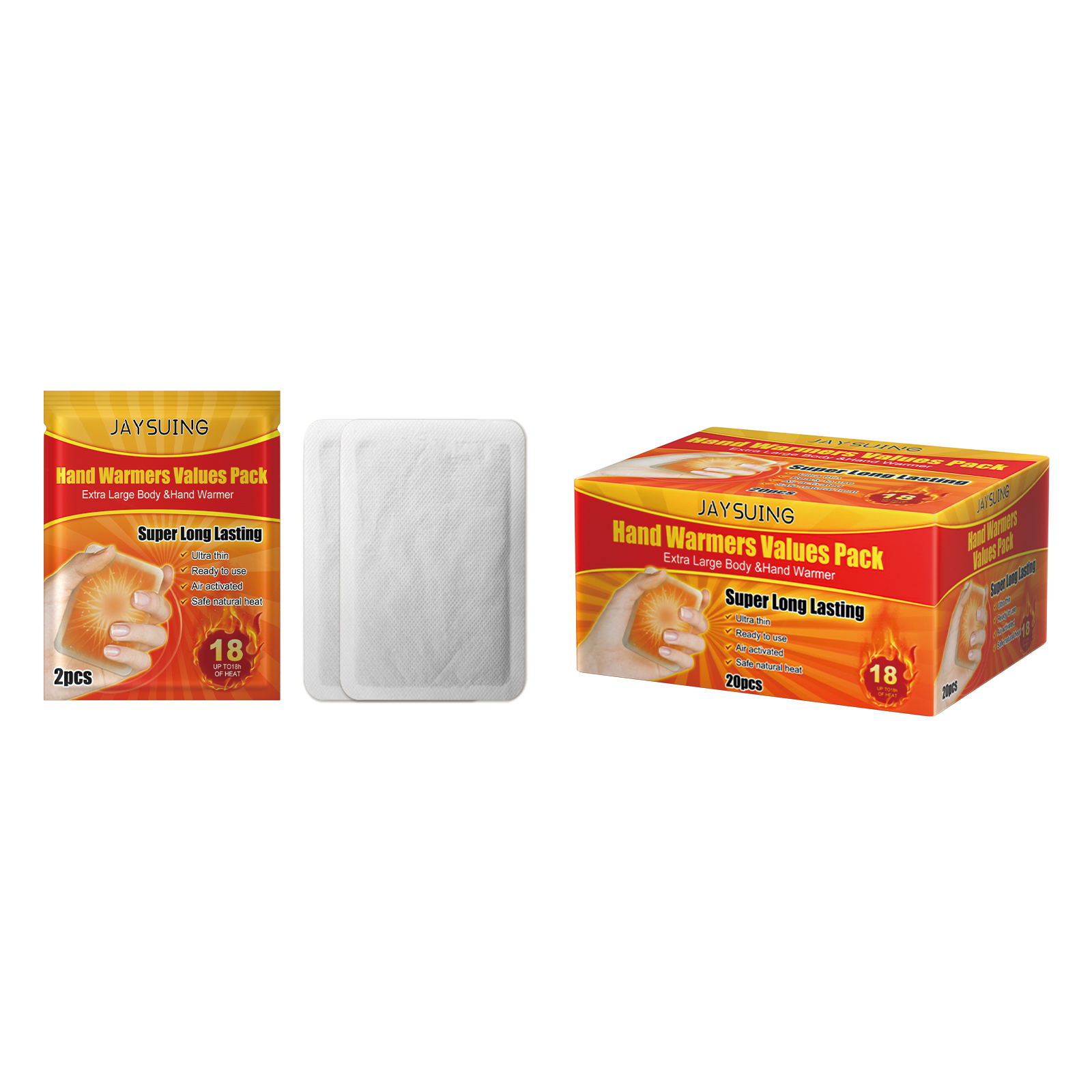 Main product image of Warming Patch 20 Pcs Overnight Care Patch Mess-Free Skin-Friendly Adhesive for Discreet All-Day Wear