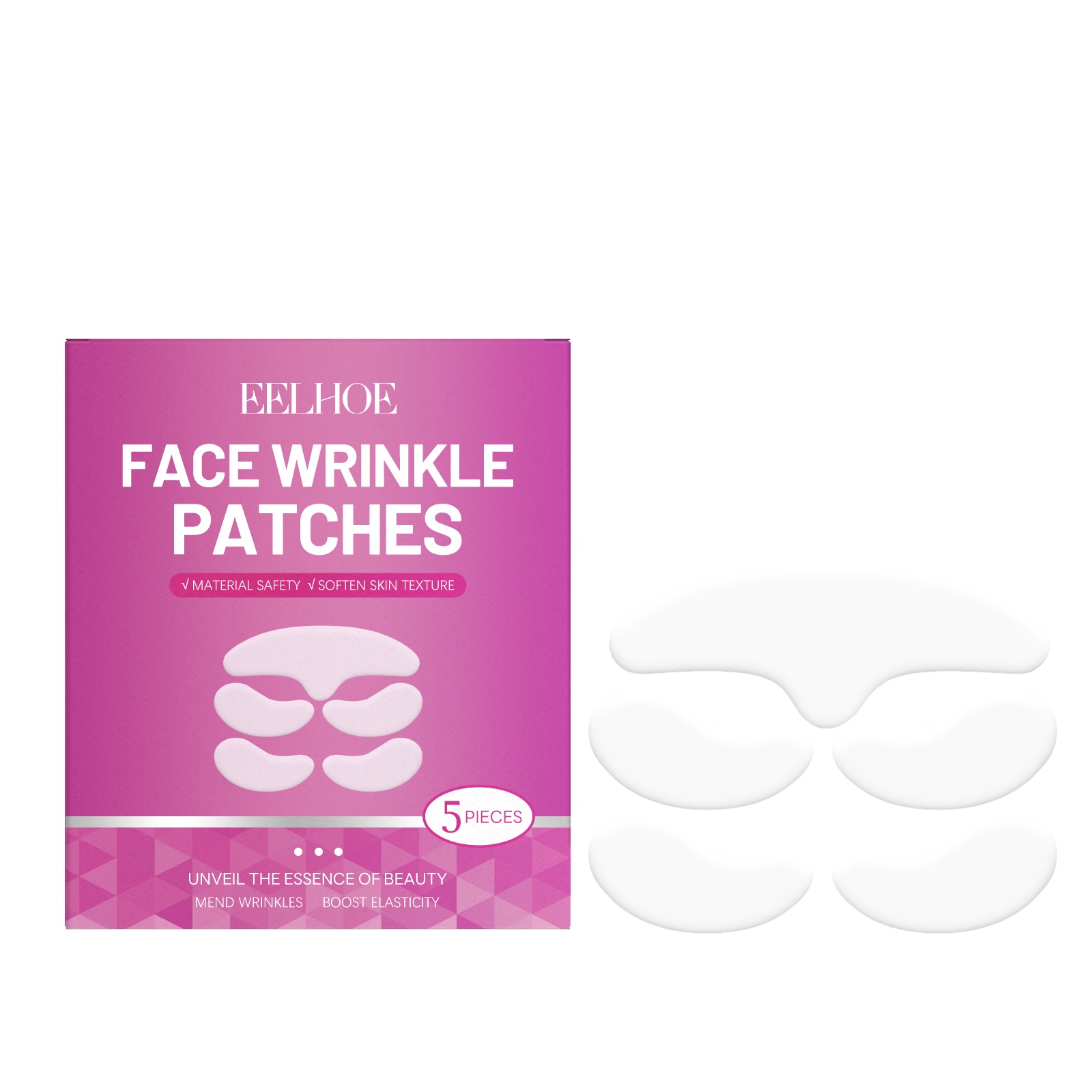 Main product image of Facial Patch 5 Pcs Daily Comfort Patch Skin-Friendly Adhesive Easy to Apply for Discreet All-Day