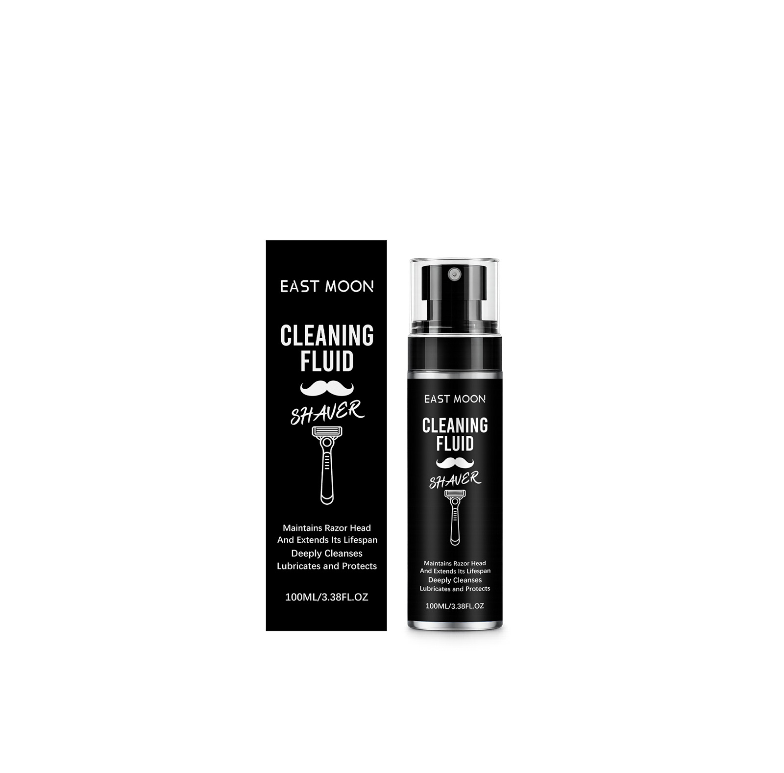 Main product image of Razor Cleaner Spray Men's Shaver Cleaning Spray Electric Razor Blade Cleaner Lubricating Rust