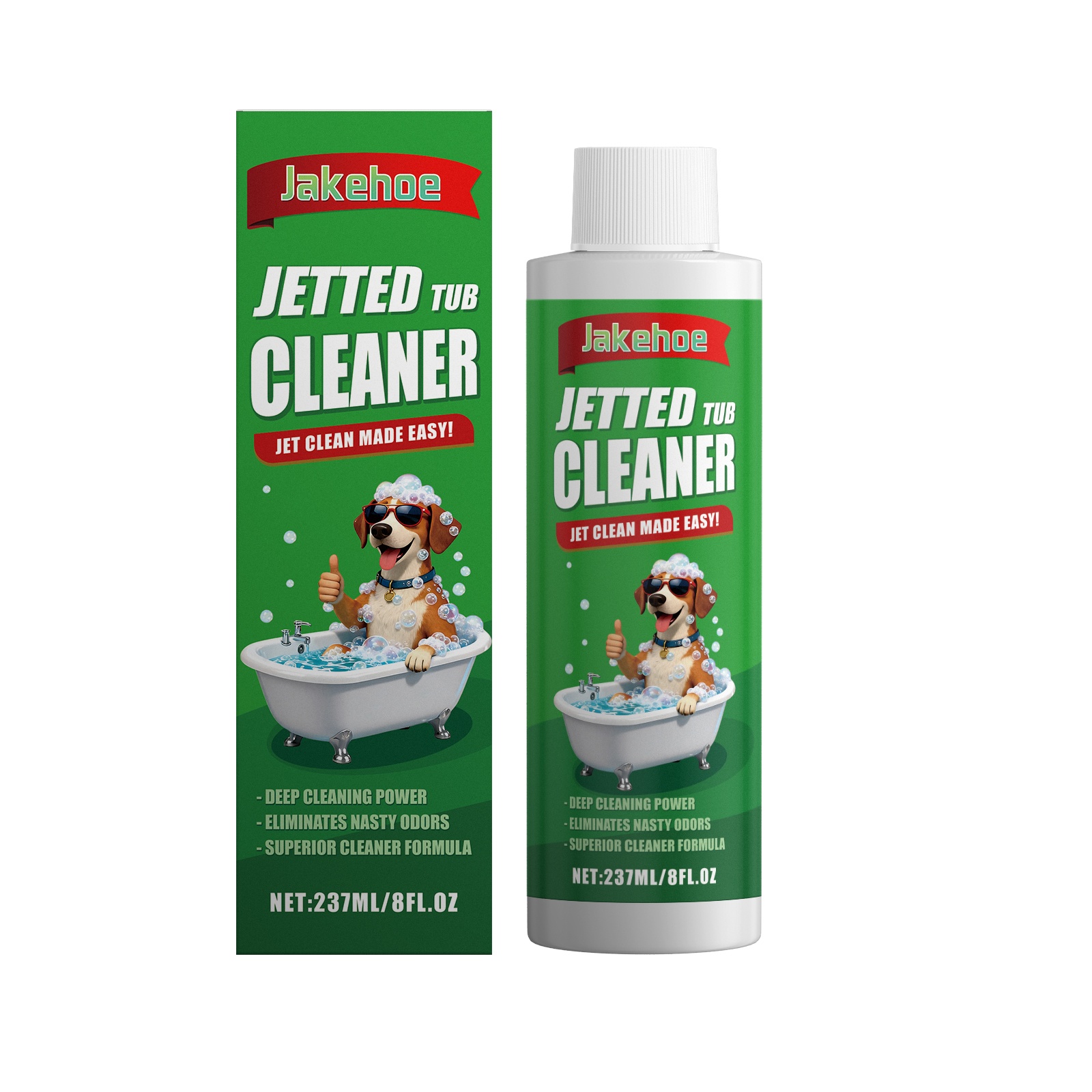 Main product image of Jet-type Bathtub Cleaner, 237ml, Household Cleaning, Cleaning Agent for Home Cleaning