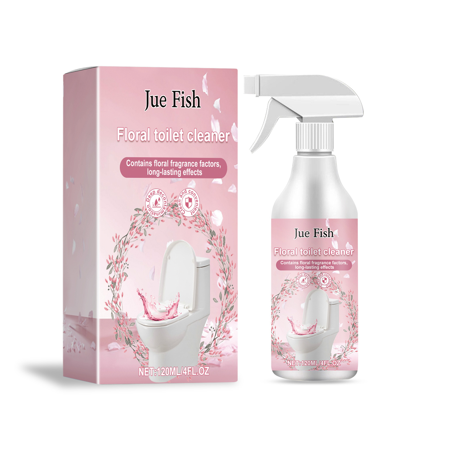 Main product image of Scented Toilet Decontamination Cleaner, 120ml, Toilet Toilet Cleaning, Cleaning Agent for Home Cleaning