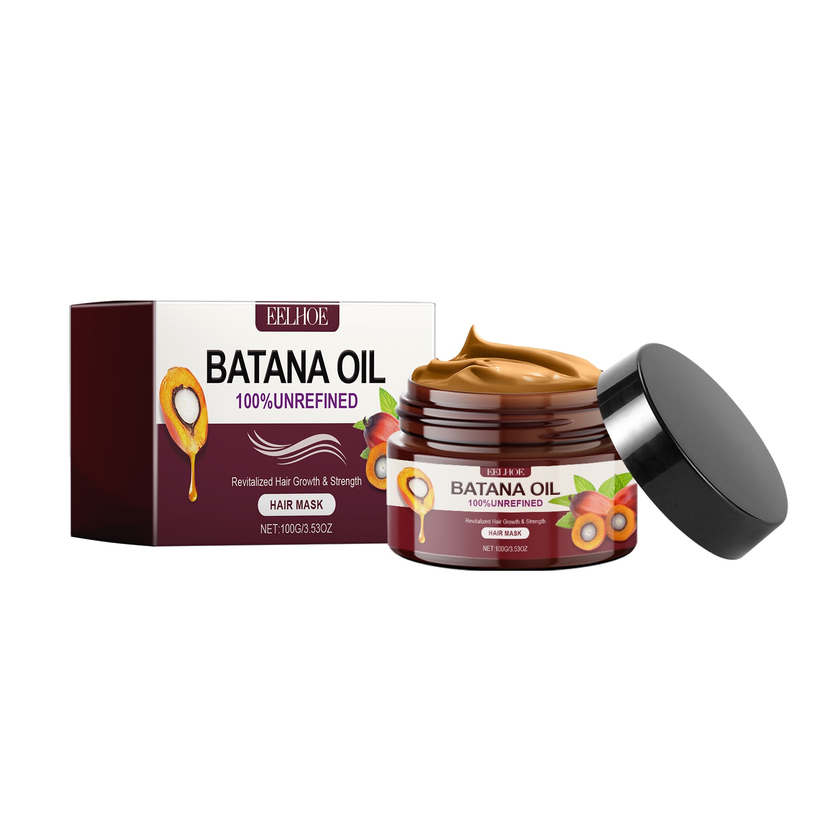 Main product image of Batana Oil Strong and Volumizing Hair Mask for All Hair Types, 100G