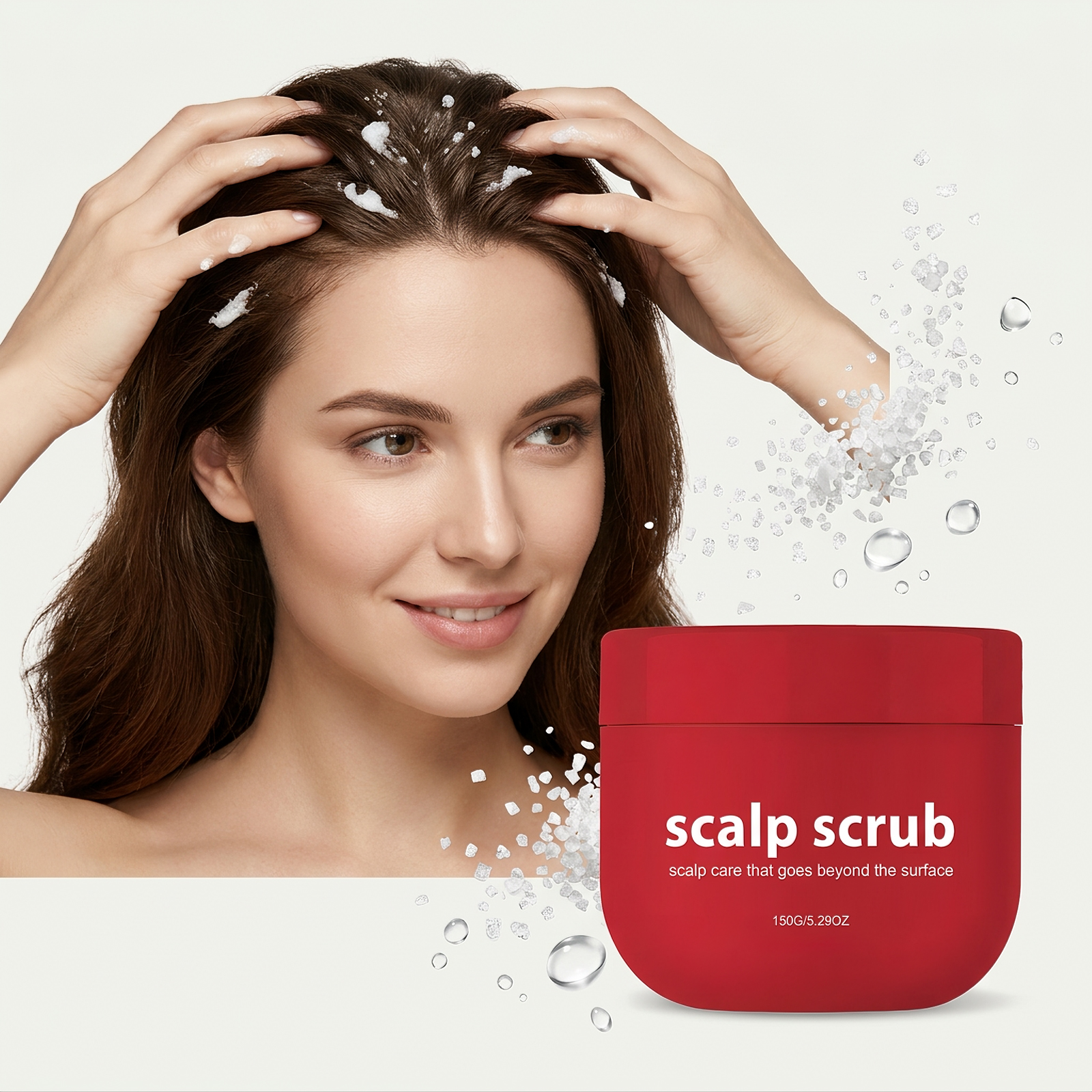 Main product image of Refreshing Scalp Scrub 150g-box, Soft Granule, Clean, Refreshing, Oil Controlling, Fluffy, Shaping, Nourishing Hair Scrub