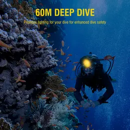 Product image of Underwater LED Dive Headlamp, Warm White Light