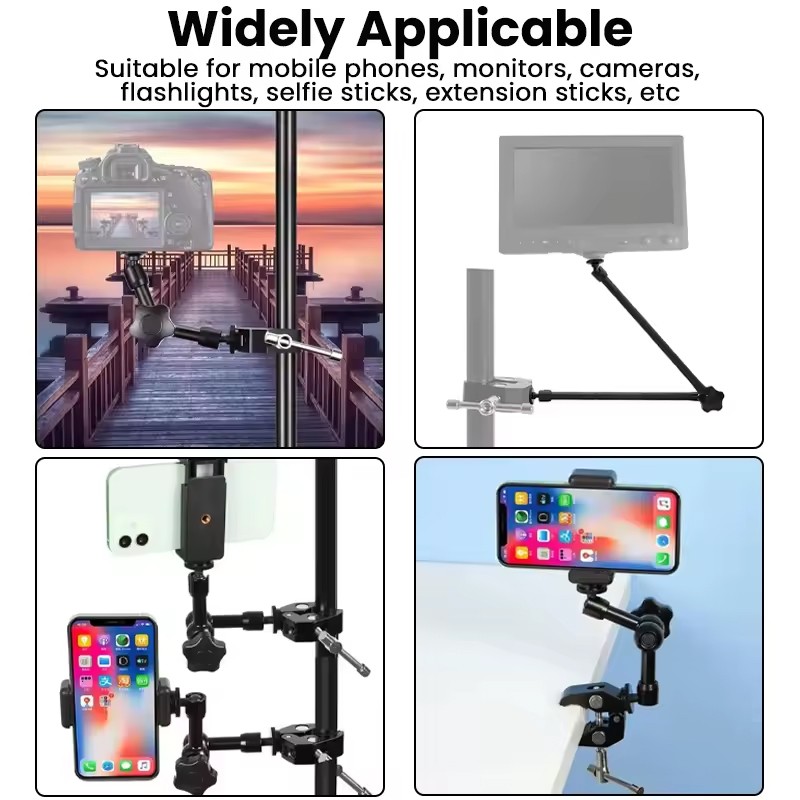 Main product image of 2X 11 Magic Arm Super Crab Clamp for Camera Monitor