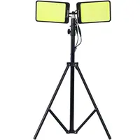 Product image of LED Dual-Head Tripod Work Light, 11200 Lumen, Portable, Waterproof, Remote