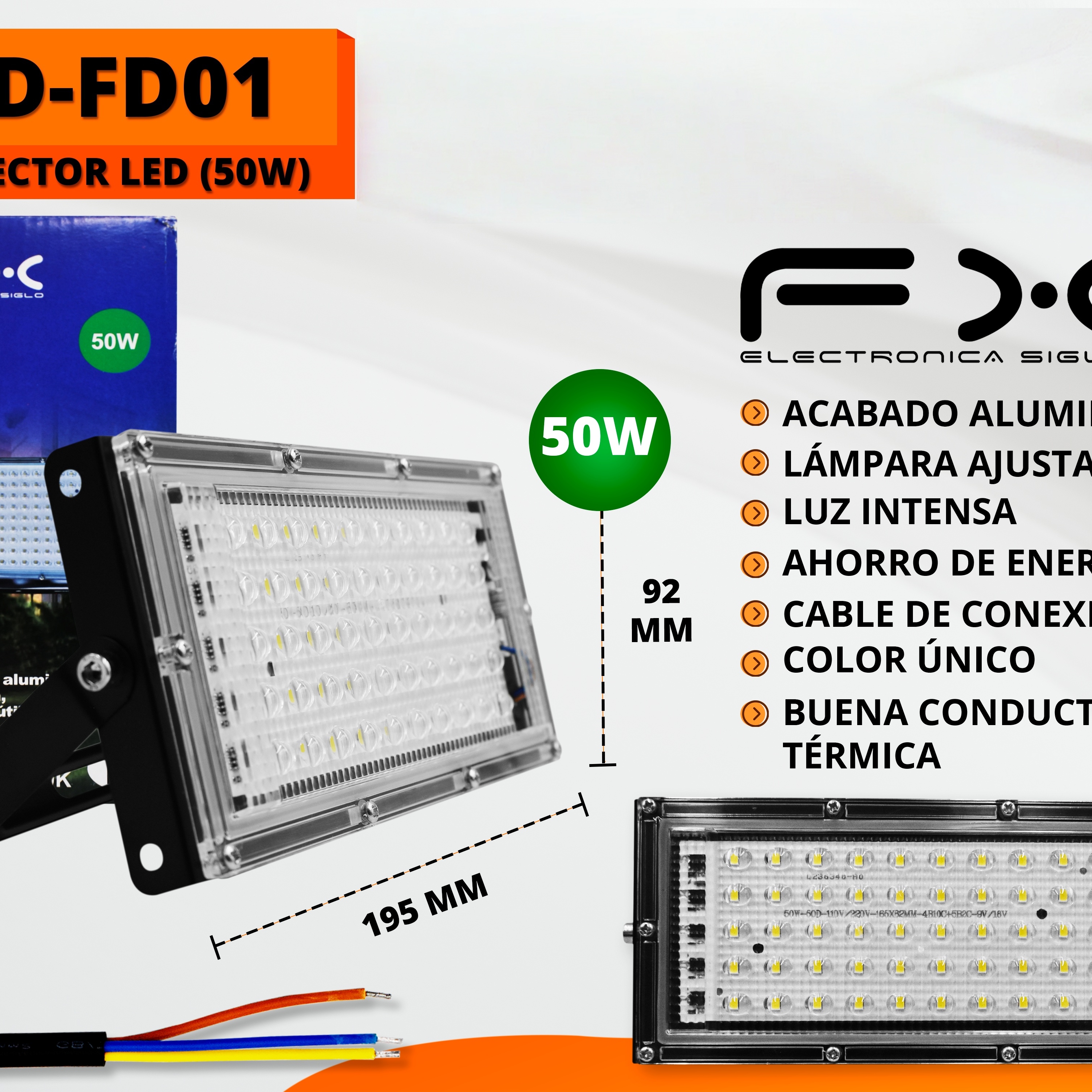 Main product image of LED Outdoor Garden Light, 50W, 127V, 6500K