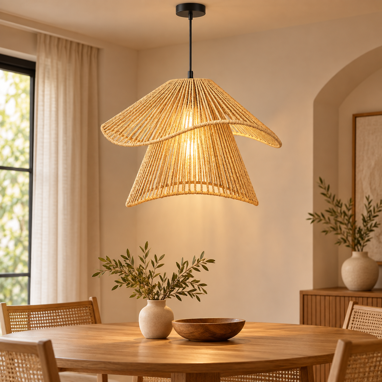 Main product image of Lamp Ceiling 40cm Double Rope