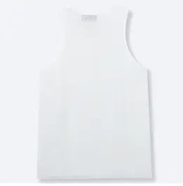 Men's Summer Solid Color Loose Sleeveless Knitted Tank Top, U-Neck Casual Knit Vest