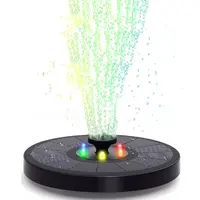 Product image of Round Solar Floating Fountain Pump with Color LED Light