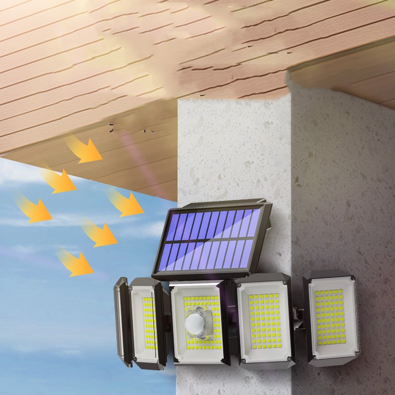 Solar Lamp Outdoor Courtyard Household Wall Human Body Induction