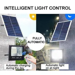 3200 Ft2 Solar Street Light Dusk To Dawn Garden Working Spotlight Flood Lamp UK