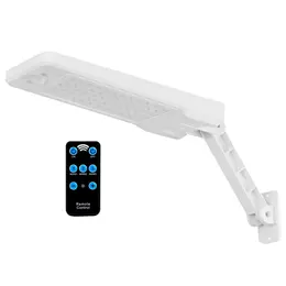 Solar Wall Light Outdoor 60LEDs PIR Motion Sensor Remote Control Wireless Lamps IP65 Waterproof Lighting For Garage Front Door Garden Pathway