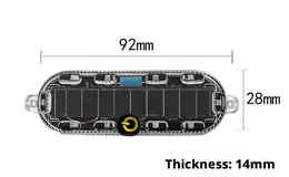 Solar flash light-vibrating model-including screws + patches-1 set