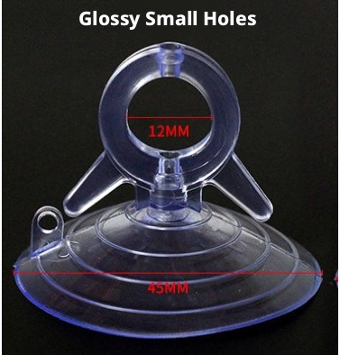 Sun block suction cup-transparent model-12mm-small hole model--1 pack