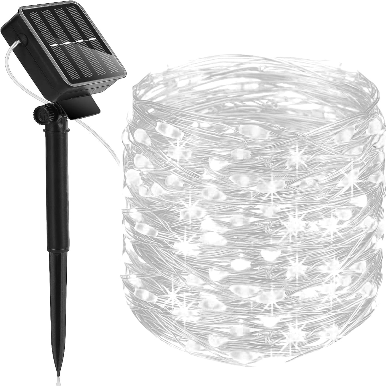 LED Solar Copper Wire Lights, Fairy Color Lights, Courtyard Decoration Atmosphere Lights, Outdoor Waterproof Copper Wire Lights, String Lights