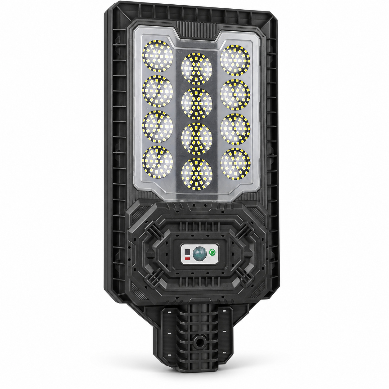 Main product image of W7114 Solar Powered Motion Sensor LED Outdoor Wall Light, Black