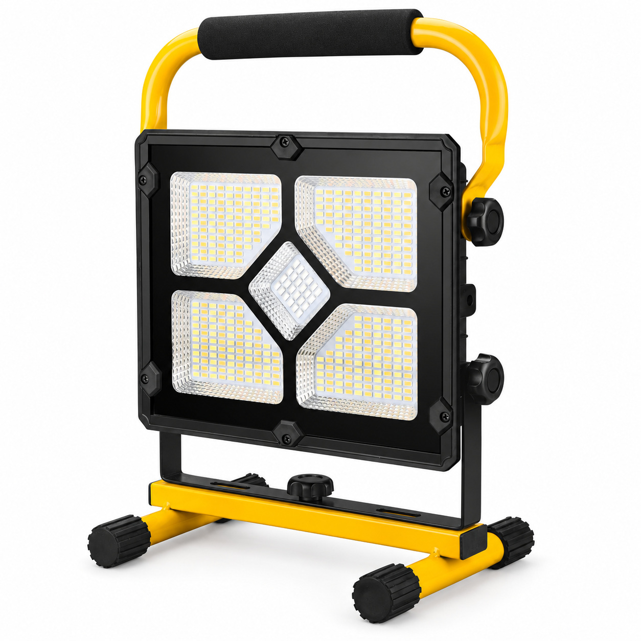Main product image of W878 Solar Powered 188 LED Flood Light, 18650 Rechargeable Battery, Display Type C