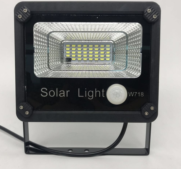 Main product image of Solar Powered Motion Sensor LED Work Light W718, 50W, 5000mAh, Remote Control