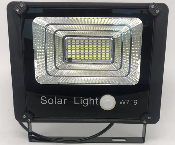 Main product image of Solar Powered Motion Sensor LED Work Light, 80W, 5000mAh, W719 Remote Control
