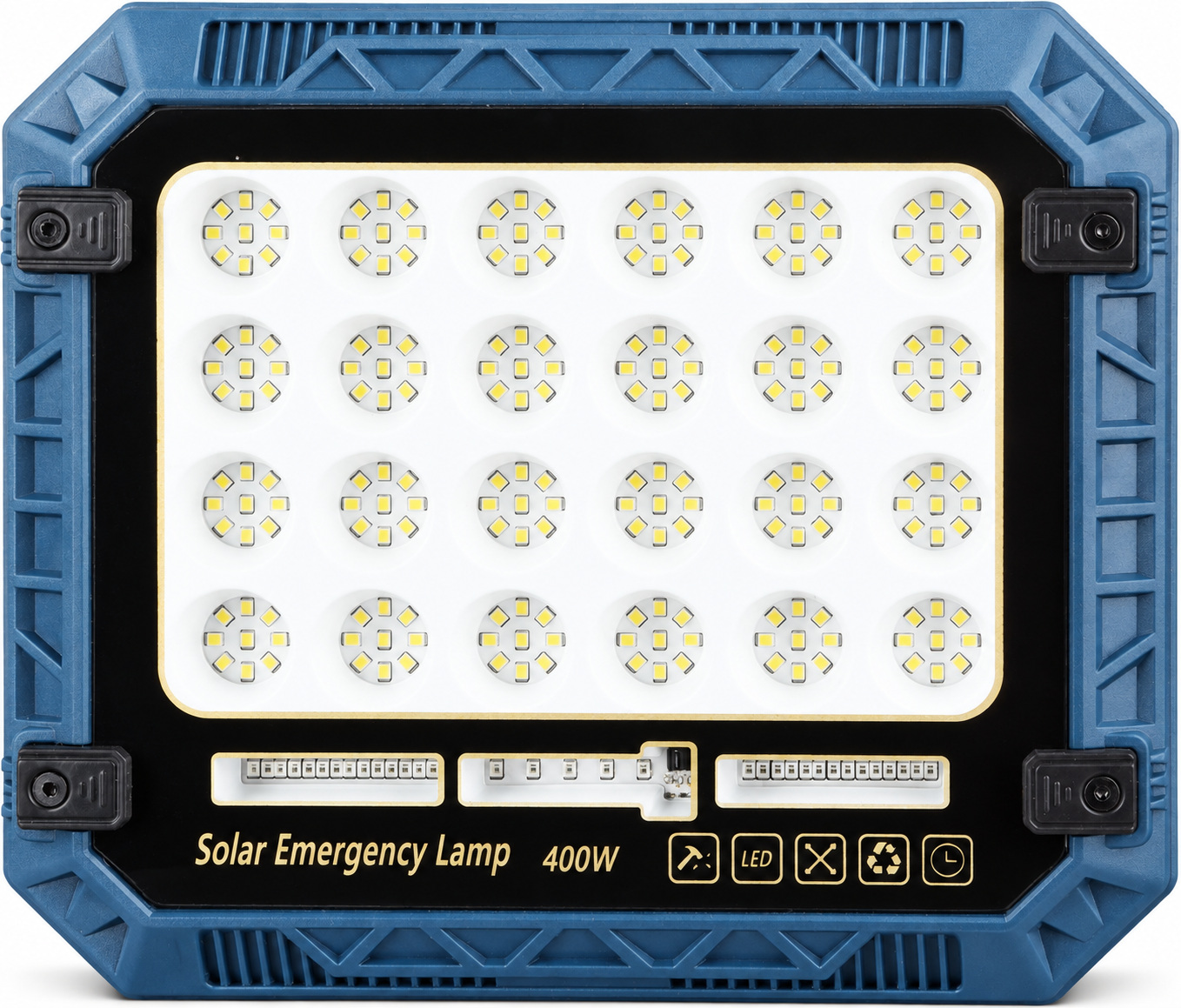 Main product image of Solar Powered W8112 LED Flood Light, Remote Control, Red/Blue
