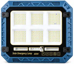 Product image of W8113 Solar Rechargeable 18650 LED Flood Light, Red/Blue Warning