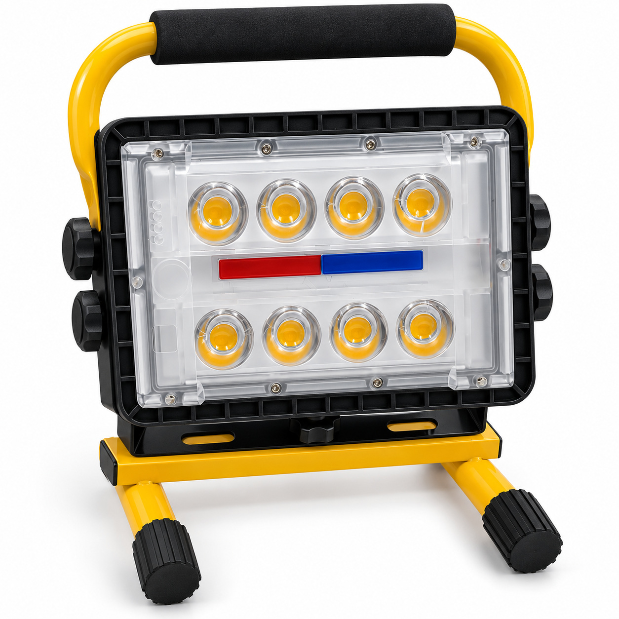 Main product image of COB LED Flood Light W860A, Solar Charge, Power Bank, Red/Blue Warning, 20800mAh